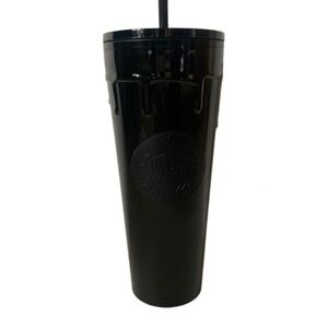 NWT. STARBUCKS Black Slime Drip Tumbler